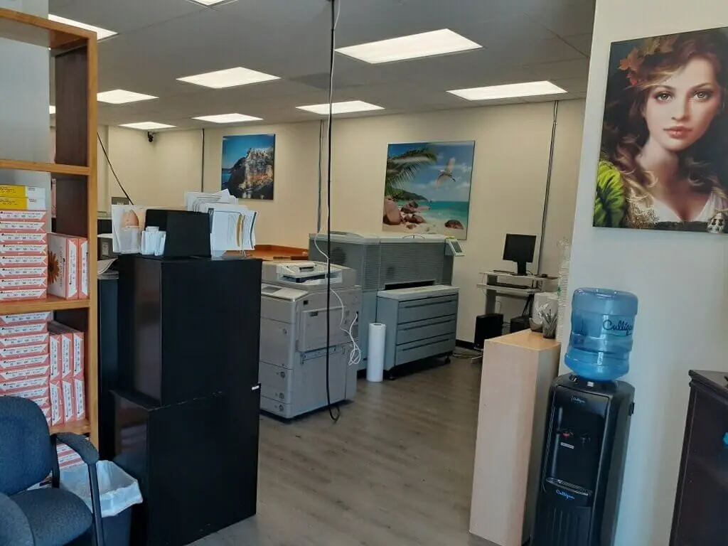 Rapid Blueprint – Brandon - Blueprint production area with printers