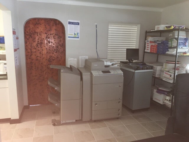 Rapid Blueprint – St. Petersburg - Blueprint production area with printers
